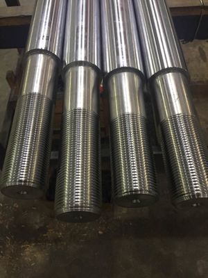 Sertlik 50-55 derece Arası Yüzey Dönüşümü / Kabalık 0.2-0.4 Chrome Piston Rod Mühendislik Makineleri