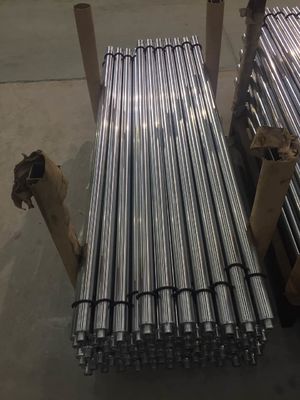 1000 mm - 8000 mm Metal Çürük Çubuk, cilalanmış sert kromlu çubuk