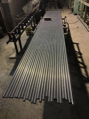 Yüksek dayanıklılıklı boş metal çubuk yuvarlak sert krom kaplama yüzeyi