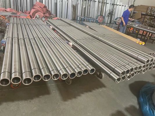 Hafif Koyu Alüminyum Çubuk Çubuğu Yüzeyi Poli 1000mm - 8000mm